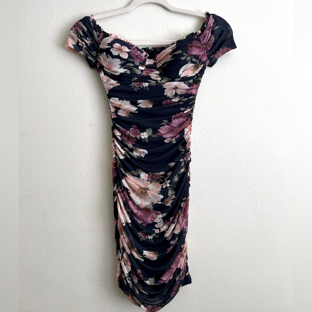 NEW - Windsor Navy Floral Dress